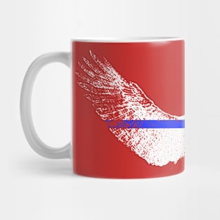 USA red white and blue eagle Mug